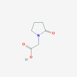 molecular formula C6H9NO3 B054401 (2-氧代吡咯烷-1-基)乙酸 CAS No. 53934-76-2