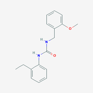 molecular formula C17H20N2O2 B5440159 N-(2-ethylphenyl)-N'-(2-methoxybenzyl)urea 