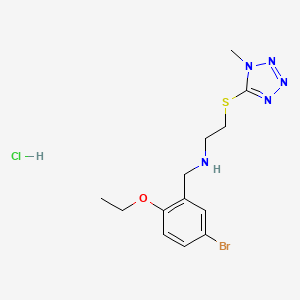 N-(5-bromo-2-ethoxybenzyl)-2-[(1-methyl-1H-tetrazol-5-yl)thio]ethanamine hydrochloride