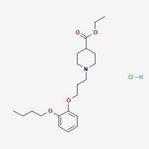 ethyl 1-[3-(2-butoxyphenoxy)propyl]-4-piperidinecarboxylate hydrochloride