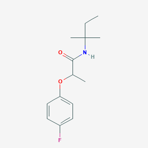 N-(1,1-dimethylpropyl)-2-(4-fluorophenoxy)propanamide