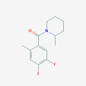 1-(4,5-difluoro-2-methylbenzoyl)-2-methylpiperidine