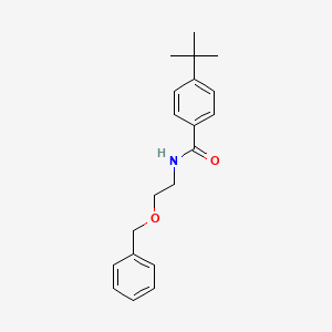 molecular formula C20H25NO2 B5440877 N-[2-(benzyloxy)ethyl]-4-tert-butylbenzamide 