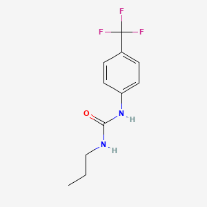 molecular formula C11H13F3N2O B5440970 N-propyl-N'-[4-(trifluoromethyl)phenyl]urea 