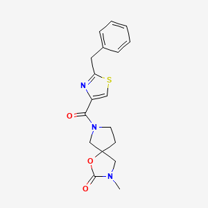 7-[(2-benzyl-1,3-thiazol-4-yl)carbonyl]-3-methyl-1-oxa-3,7-diazaspiro[4.4]nonan-2-one