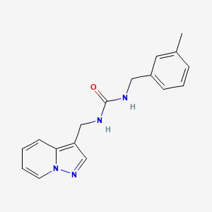 N-(3-methylbenzyl)-N'-(pyrazolo[1,5-a]pyridin-3-ylmethyl)urea
