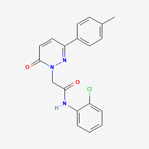N-(2-chlorophenyl)-2-[3-(4-methylphenyl)-6-oxo-1(6H)-pyridazinyl]acetamide