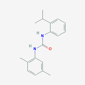 molecular formula C18H22N2O B5441485 N-(2,5-dimethylphenyl)-N'-(2-isopropylphenyl)urea 