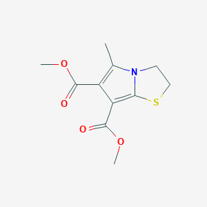 B054415 Dimethyl 5-methyl-2,3-dihydropyrrolo[2,1-b][1,3]thiazole-6,7-dicarboxylate CAS No. 114199-26-7