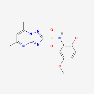 N-(2,5-dimethoxyphenyl)-5,7-dimethyl[1,2,4]triazolo[1,5-a]pyrimidine-2-sulfonamide
