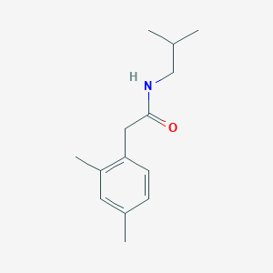 molecular formula C14H21NO B5441623 2-(2,4-dimethylphenyl)-N-isobutylacetamide 