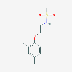 molecular formula C11H17NO3S B5441658 N-[2-(2,4-dimethylphenoxy)ethyl]methanesulfonamide 