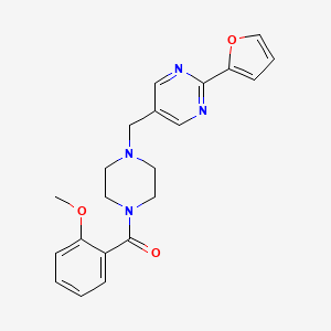2-(2-furyl)-5-{[4-(2-methoxybenzoyl)-1-piperazinyl]methyl}pyrimidine