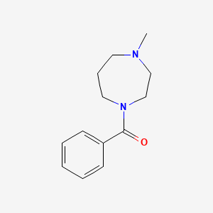 molecular formula C13H18N2O B5441797 1-benzoyl-4-methyl-1,4-diazepane 