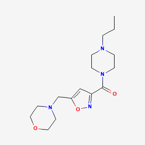 4-({3-[(4-propylpiperazin-1-yl)carbonyl]isoxazol-5-yl}methyl)morpholine