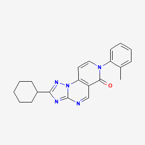 2-cyclohexyl-7-(2-methylphenyl)pyrido[3,4-e][1,2,4]triazolo[1,5-a]pyrimidin-6(7H)-one