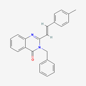 molecular formula C24H20N2O B5442100 3-benzyl-2-[2-(4-methylphenyl)vinyl]-4(3H)-quinazolinone 