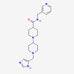 1'-(1H-imidazol-4-ylmethyl)-N-(pyridin-3-ylmethyl)-1,4'-bipiperidine-4-carboxamide