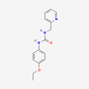 molecular formula C15H17N3O2 B5442287 N-(4-ethoxyphenyl)-N'-(2-pyridinylmethyl)urea 