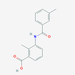 molecular formula C16H15NO3 B5442487 2-methyl-3-[(3-methylbenzoyl)amino]benzoic acid 