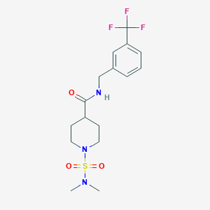 1-[(dimethylamino)sulfonyl]-N-[3-(trifluoromethyl)benzyl]-4-piperidinecarboxamide