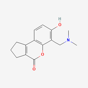 6-[(dimethylamino)methyl]-7-hydroxy-2,3-dihydrocyclopenta[c]chromen-4(1H)-one