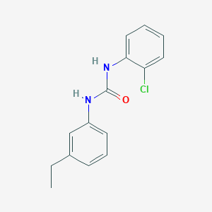 molecular formula C15H15ClN2O B5442635 N-(2-chlorophenyl)-N'-(3-ethylphenyl)urea 