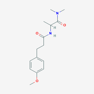 N~2~-[3-(4-methoxyphenyl)propanoyl]-N~1~,N~1~-dimethylalaninamide