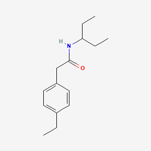 2-(4-ethylphenyl)-N-(1-ethylpropyl)acetamide