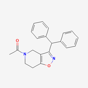 5-acetyl-3-(diphenylmethyl)-4,5,6,7-tetrahydroisoxazolo[4,5-c]pyridine
