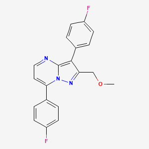 3,7-bis(4-fluorophenyl)-2-(methoxymethyl)pyrazolo[1,5-a]pyrimidine