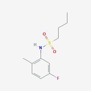 N-(5-fluoro-2-methylphenyl)-1-butanesulfonamide