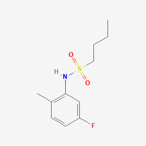 N-(5-fluoro-2-methylphenyl)butane-1-sulfonamide