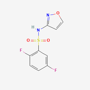 2,5-difluoro-N-(1,2-oxazol-3-yl)benzenesulfonamide