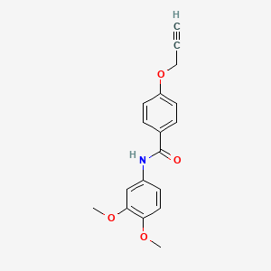 N-(3,4-dimethoxyphenyl)-4-(2-propyn-1-yloxy)benzamide