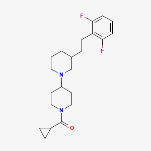 1'-(cyclopropylcarbonyl)-3-[2-(2,6-difluorophenyl)ethyl]-1,4'-bipiperidine