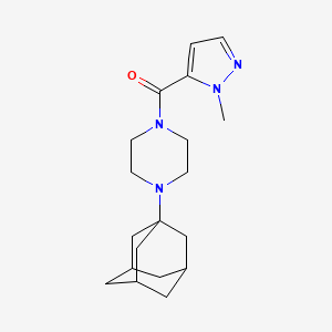 [4-(1-ADAMANTYL)PIPERAZINO](1-METHYL-1H-PYRAZOL-5-YL)METHANONE