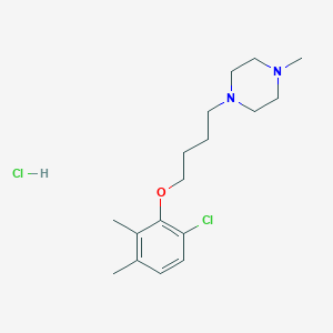 molecular formula C17H28Cl2N2O B5443152 1-[4-(6-Chloro-2,3-dimethylphenoxy)butyl]-4-methylpiperazine;hydrochloride 