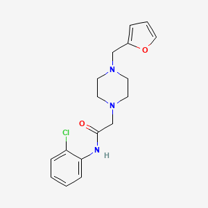 N-(2-chlorophenyl)-2-[4-(furan-2-ylmethyl)piperazin-1-yl]acetamide