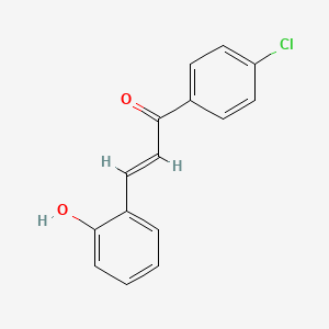 2-Propen-1-one, 1-(4-chlorophenyl)-3-(2-hydroxyphenyl)-