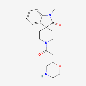 1-methyl-1'-(2-morpholinylacetyl)spiro[indole-3,4'-piperidin]-2(1H)-one hydrochloride