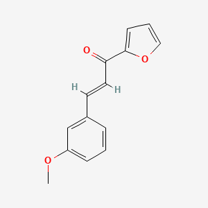 molecular formula C14H12O3 B5443377 (E)-1-(furan-2-yl)-3-(3-methoxyphenyl)prop-2-en-1-one 