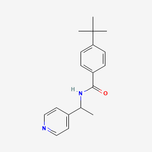 4-tert-butyl-N-[1-(pyridin-4-yl)ethyl]benzamide