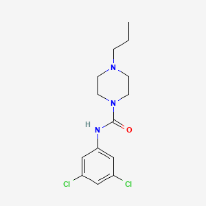 N-(3,5-dichlorophenyl)-4-propyl-1-piperazinecarboxamide