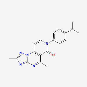 7-(4-isopropylphenyl)-2,5-dimethylpyrido[3,4-e][1,2,4]triazolo[1,5-a]pyrimidin-6(7H)-one