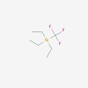 molecular formula C7H15F3Si B054436 Triethyl(trifluoromethyl)silane CAS No. 120120-26-5
