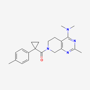 N,N,2-trimethyl-7-{[1-(4-methylphenyl)cyclopropyl]carbonyl}-5,6,7,8-tetrahydropyrido[3,4-d]pyrimidin-4-amine