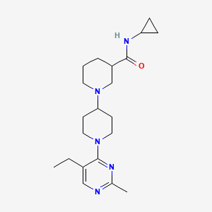 N-cyclopropyl-1'-(5-ethyl-2-methylpyrimidin-4-yl)-1,4'-bipiperidine-3-carboxamide