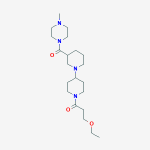 1'-(3-ethoxypropanoyl)-3-[(4-methylpiperazin-1-yl)carbonyl]-1,4'-bipiperidine