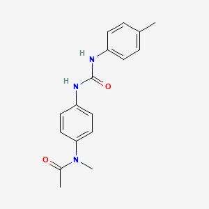 N-methyl-N-(4-{[(4-methylphenyl)carbamoyl]amino}phenyl)acetamide